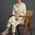 smart women floral printed regular kurta with trousers
