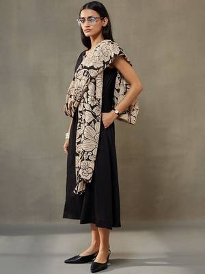 contemporary formal women floral regular cotton kurta with dupatta 5