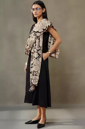 contemporary formal women floral regular cotton kurta with dupatta