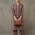 contemporary formal women floral printed regular cotton kurta with trousers