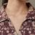 contemporary formal women floral printed regular cotton kurta with trousers