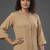 formal women regular silk crepe kurta with trousers