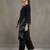 smart women ethnic motifs embroidered regular thread work kurta with trousers