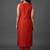 structured workwear women ethnic motifs embroidered regular thread work kurta with trousers