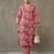 everyday classic women ethnic motifs printed regular cotton kurta with trousers