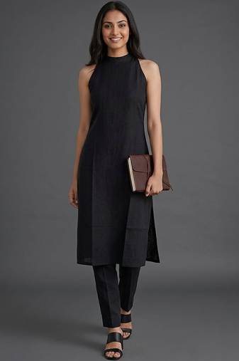 everyday classic women regular kurta with trousers