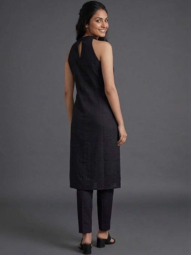 everyday classic women regular kurta with trousers