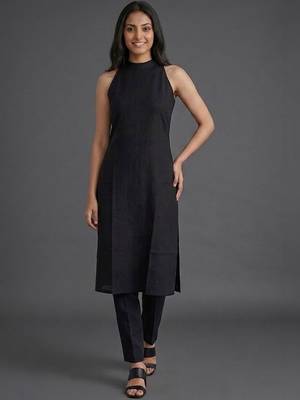 everyday classic women regular kurta with trousers 4