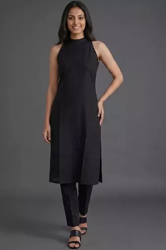 everyday classic women regular kurta with trousers
