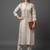 formal women printed regular chanderi silk kurta with trousers