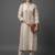 formal women printed regular chanderi silk kurta with trousers