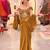 Golden brown multi-way drape skirt