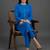 smart women regular thread work kurta with trousers