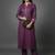 smart women ethnic motifs embroidered regular thread work kurta with trousers