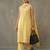 smart women ethnic motifs printed regular cotton kurta with trousers & with dupatta