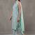 structured women printed regular cotton kurta with trousers & with dupatta
