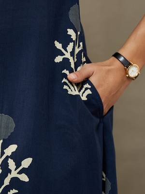 everyday classic women ethnic motifs printed regular cotton kurta with palazzos 5