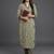 contemporary formal women printed regular kurta with trousers