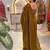 Golden brown multi-way drape skirt