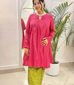 Gulnaar cotton farshi salwar set