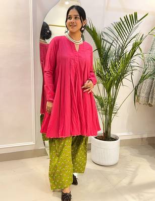 Gulnaar cotton farshi salwar set 2