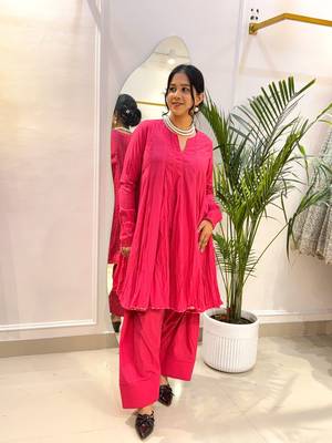 Gulnaar cotton farshi salwar set 2