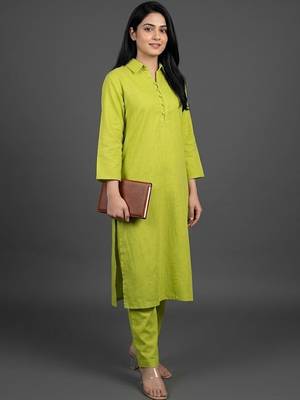 tailored women regular kurta with trousers 1