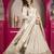 Royal ivory cosmo anarkali
