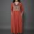 smart women ethnic motifs embroidered panelled thread work kurta with trousers