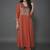 smart women ethnic motifs embroidered panelled thread work kurta with trousers