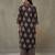 office-wear women ethnic motifs printed regular cotton kurta with palazzos