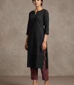 urban ethnic cotton ethnic motifs regular kurta with trousers