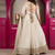 Royal ivory cosmo anarkali