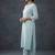 smart regular thread work kurta with trousers