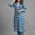 structured cotton printed printed regular kurta with palazzos