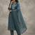 easy-moving ethnic motifs printed regular thread work cotton kurta with trousers & with dupatta