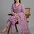 smart printed ethnic motifs printed regular cotton kurta with trousers & with dupatta