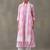 tailored women ethnic motifs printed regular cotton kurta with trousers & with dupatta