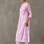 tailored women ethnic motifs printed regular cotton kurta with trousers & with dupatta