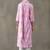 tailored women ethnic motifs printed regular cotton kurta with trousers & with dupatta