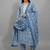 flare workwear ethnic motifs printed regular thread work kurta with trousers & with dupatta