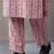 smart women floral embroidered regular thread work cotton kurta with trousers & with dupatta