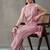 smart women floral embroidered regular thread work cotton kurta with trousers & with dupatta