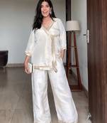 Ivory cosmo tissue festive co-ord set