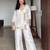 Ivory cosmo tissue festive co-ord set