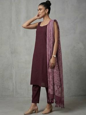 everyday women regular kurta with trousers & with dupatta 3