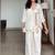 Ivory cosmo tissue festive co-ord set