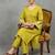 lightweight women floral printed regular thread work kurta with trousers
