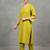 lightweight women floral printed regular thread work kurta with trousers