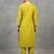 lightweight women floral printed regular thread work kurta with trousers